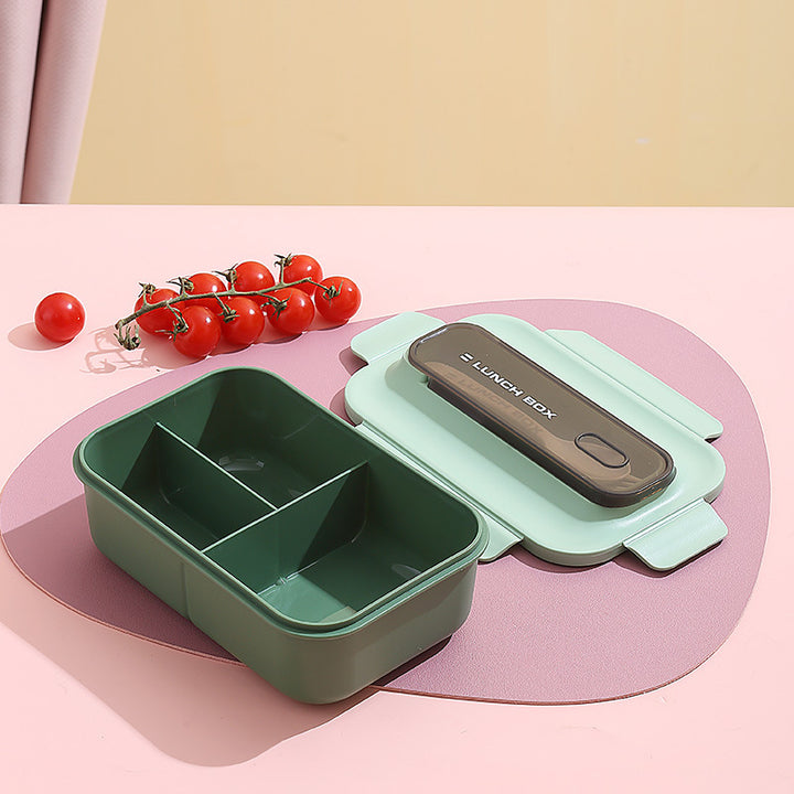 Versatile Leak-Proof Bento Lunch Box with Built-In Utensil Set