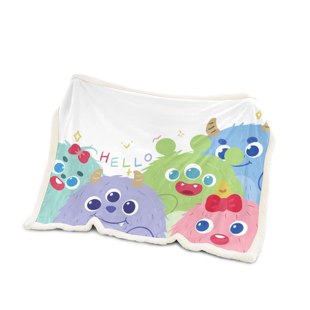 Fun Monster-Themed Blanket