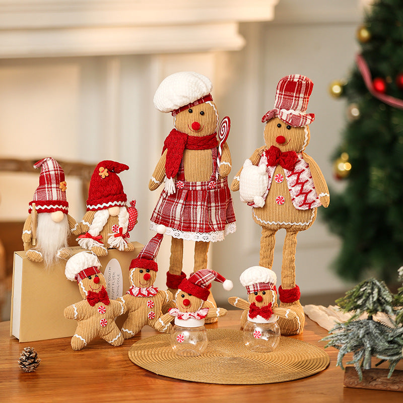 Cute Gingerbread Man Decoration Figure Kalsten