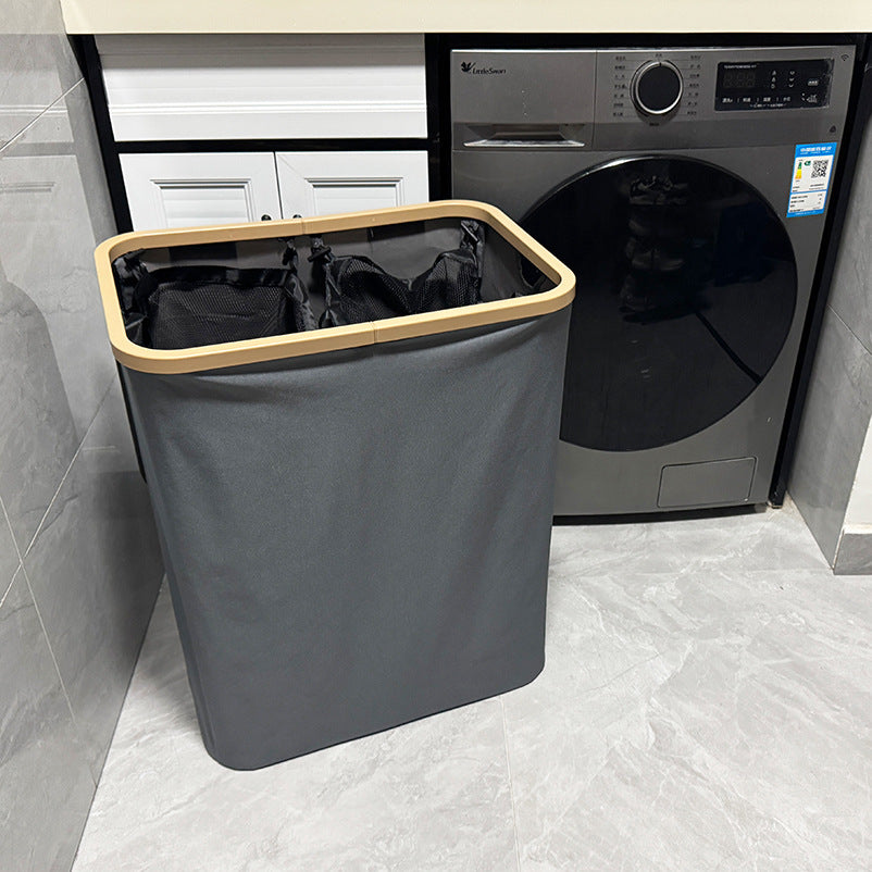 Modern laundry basket with removable lid and carrying handles Kalsten