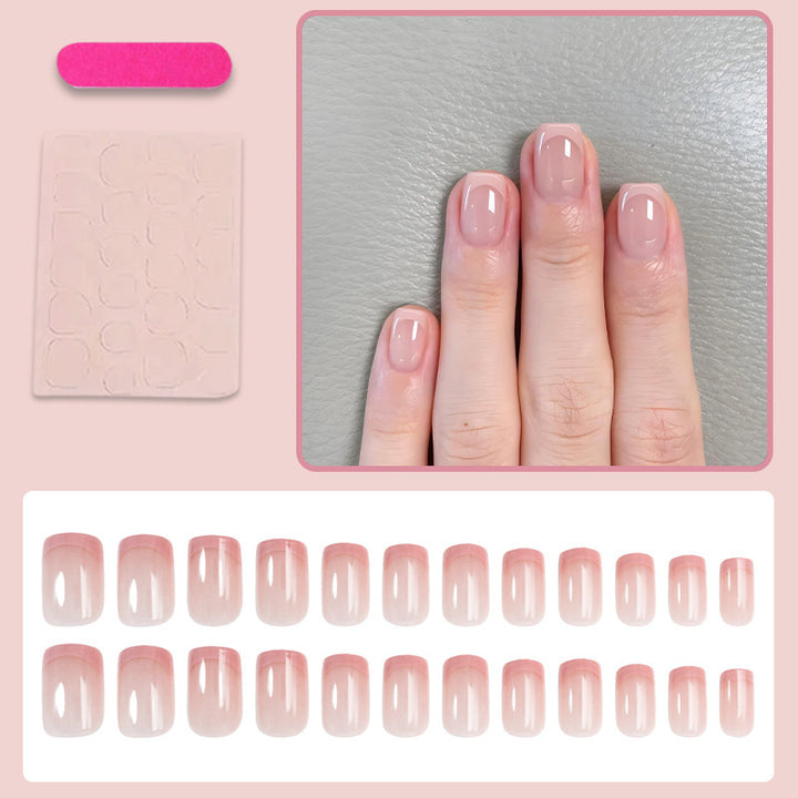 Artificial nail set in elegant ombré design Kalsten
