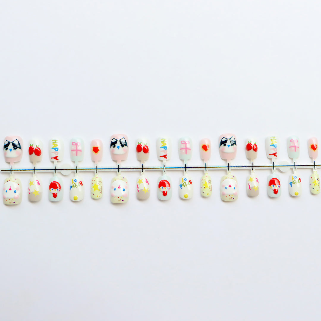 Creative Cartoon Themed Press-On Nails Kalsten