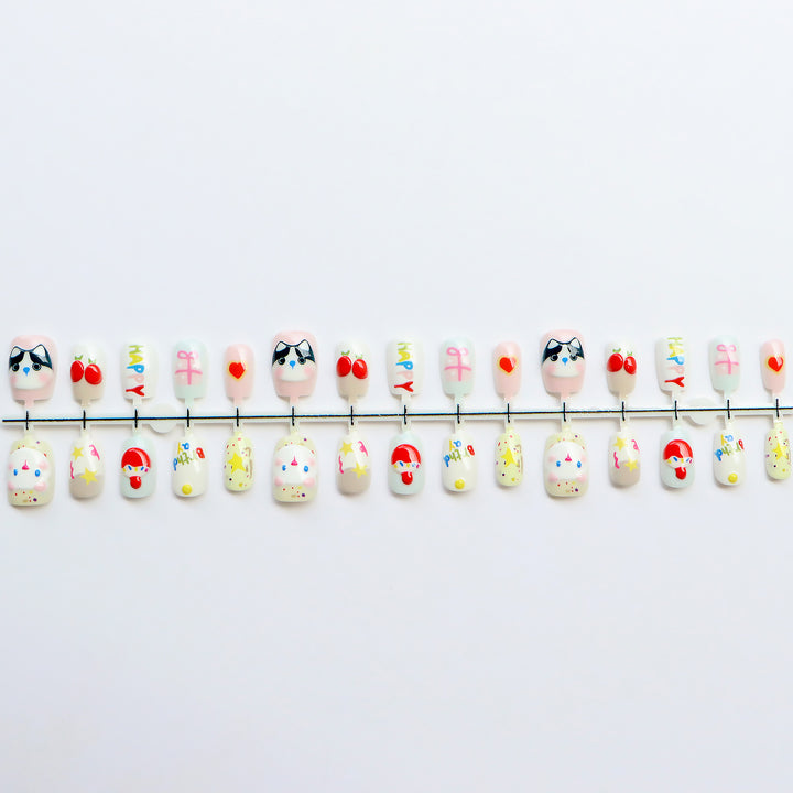 Creative Cartoon Themed Press-On Nails Kalsten