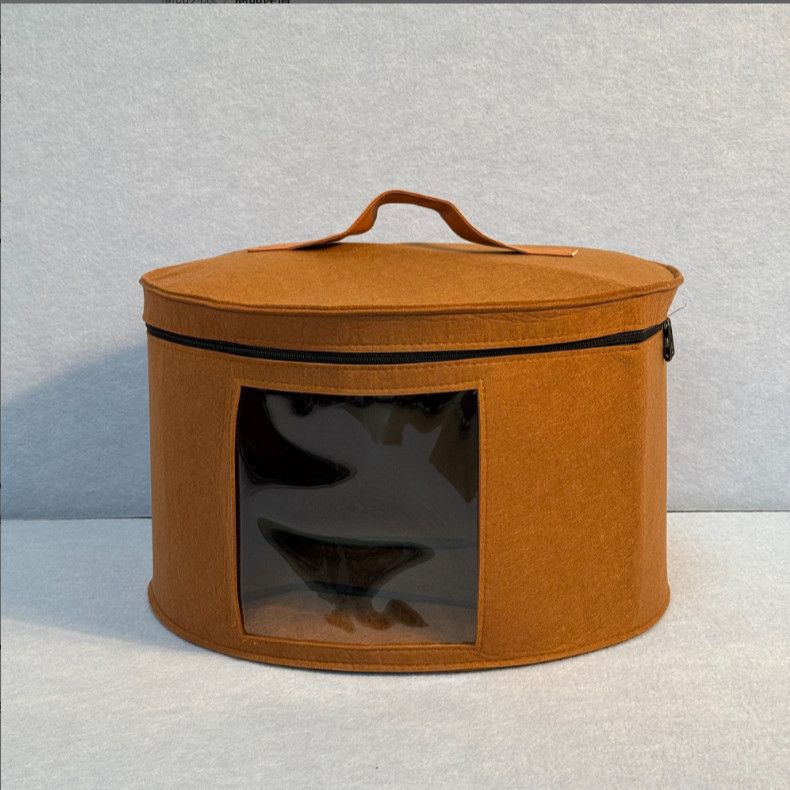 Practical storage basket with viewing window Kalsten