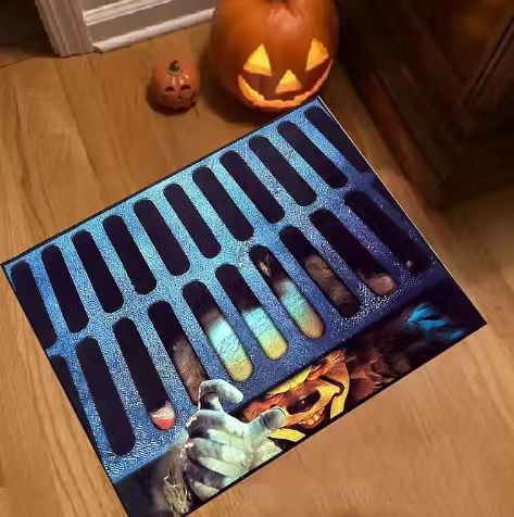 Horror-Themed Welcome Mat Kalsten