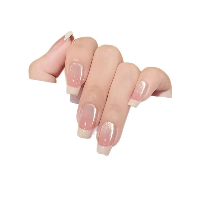 Elegant French Tip Press-On Nail Set Kalsten