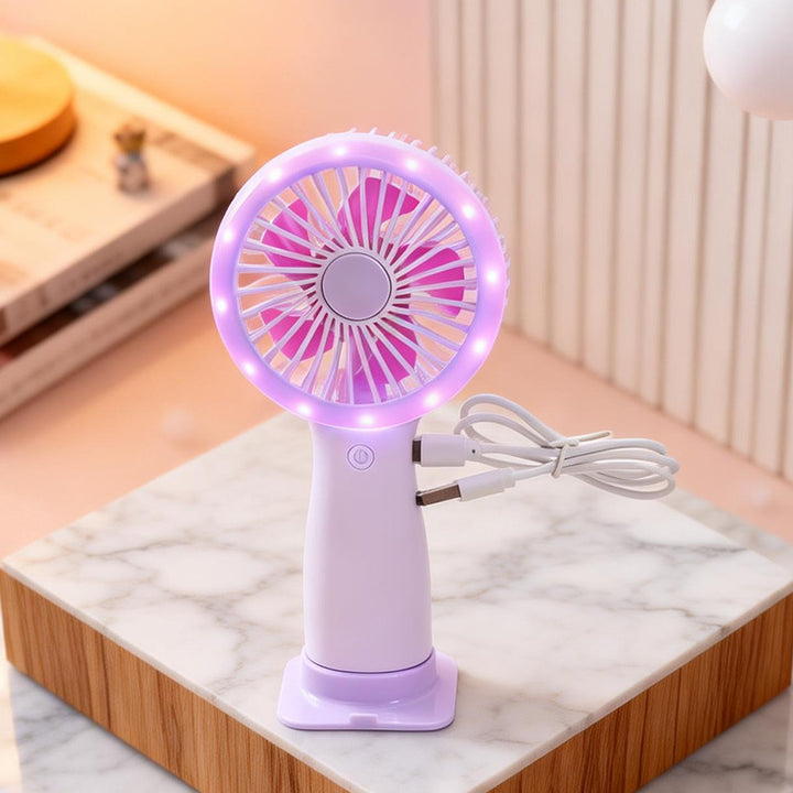 Women's Hand Fan with LED Lighting Kalsten