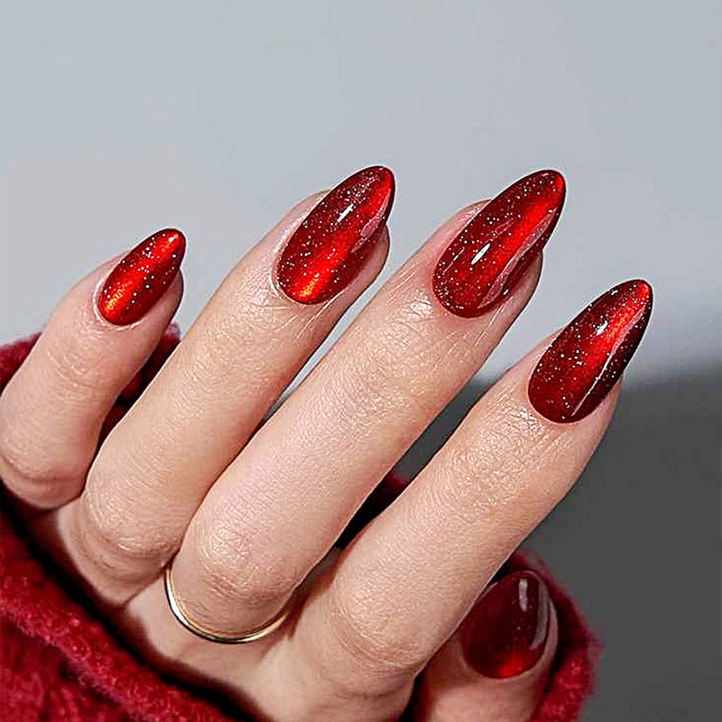 Glossy Gel Press-On Nail Set Kalsten
