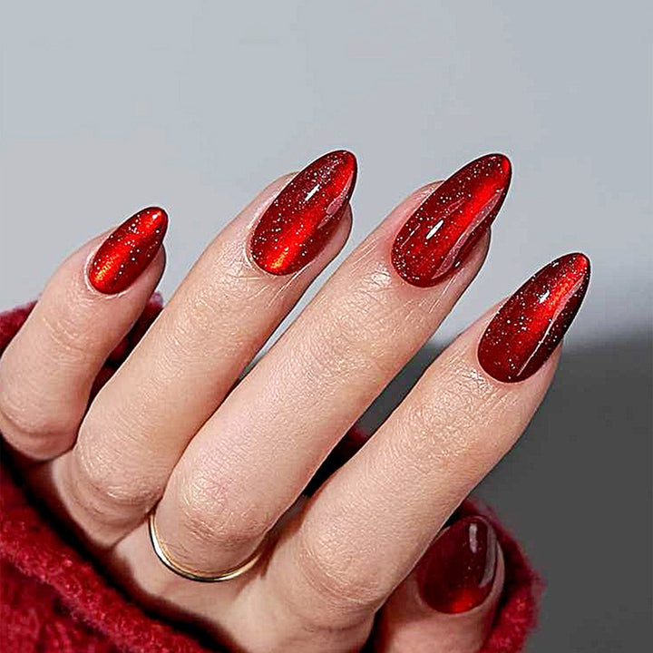 Glossy Gel Press-On Nail Set Kalsten
