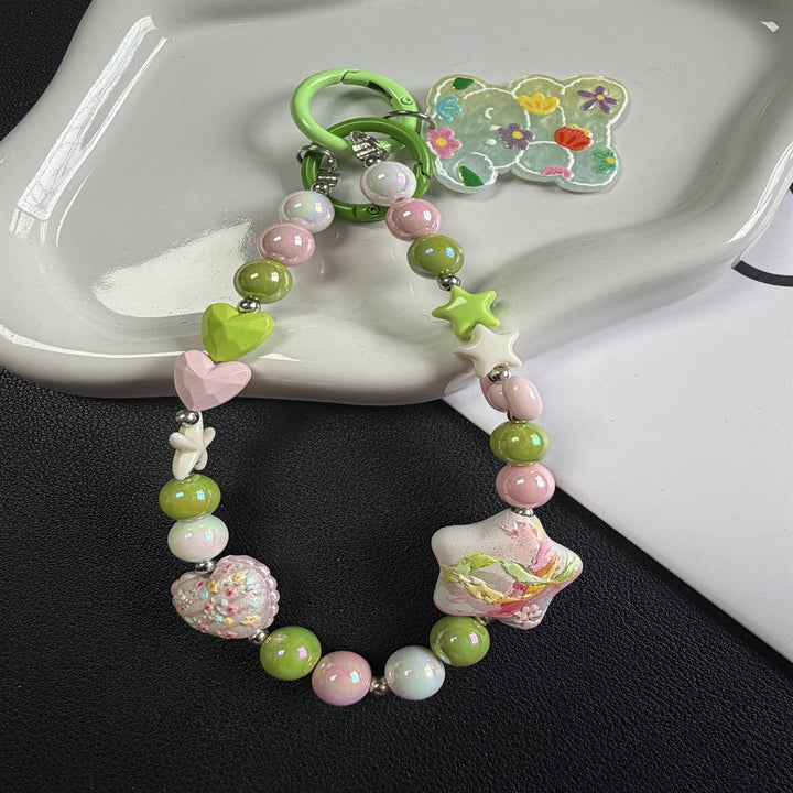 Decorative Beaded Charm Keychain Kalsten 1790135826