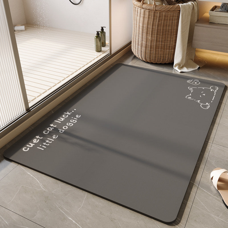 Decorative Floral Bath Mat Kalsten