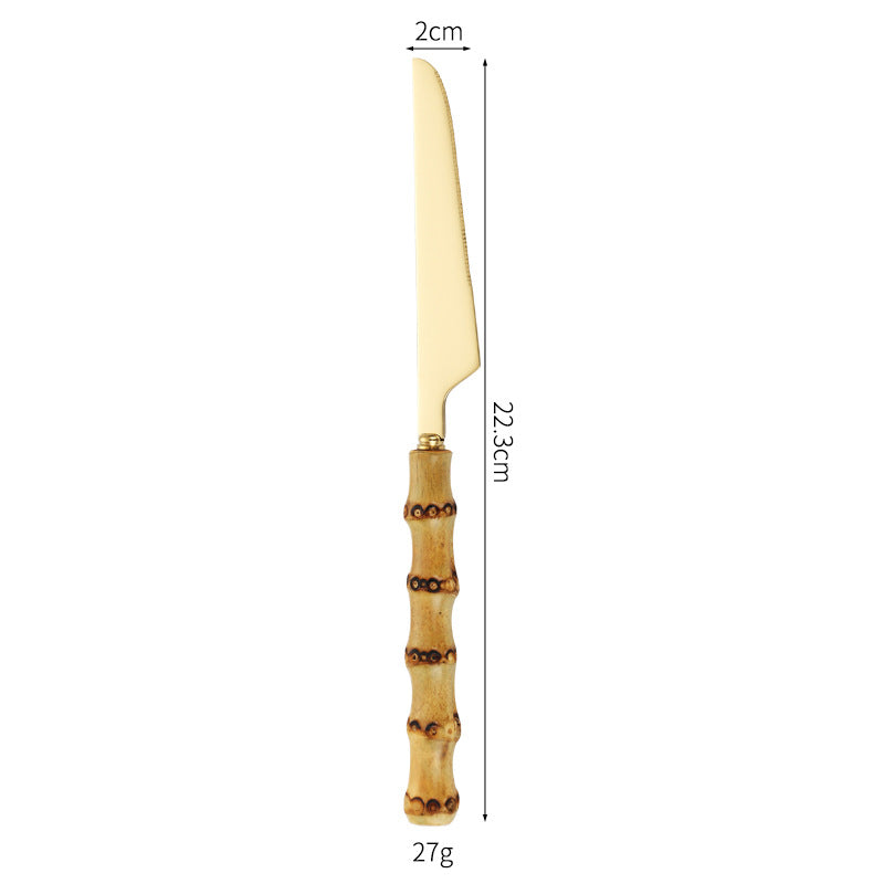 Bamboo Handle Salad Fork Kalsten