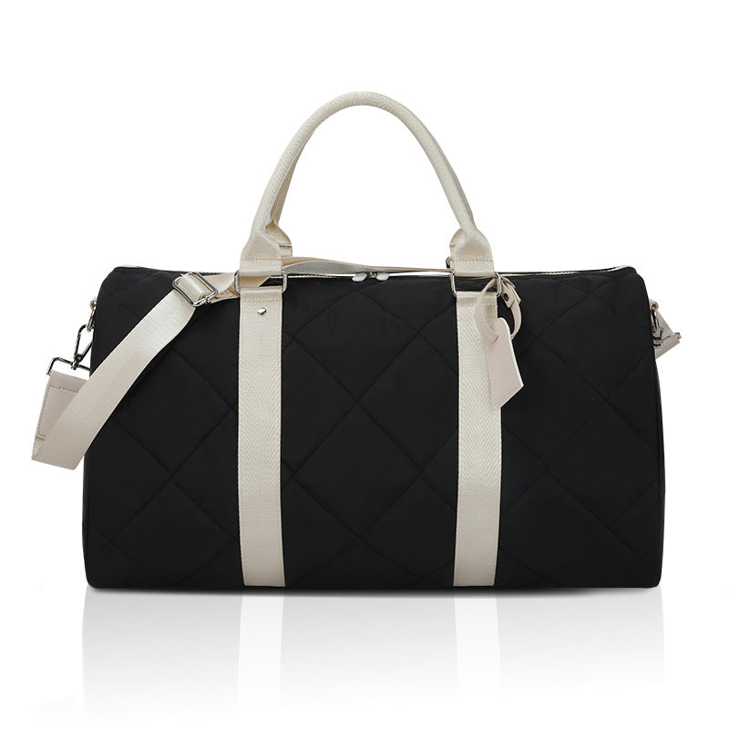 Quilted Travel Duffel Bag with Adjustable Strap Kalsten