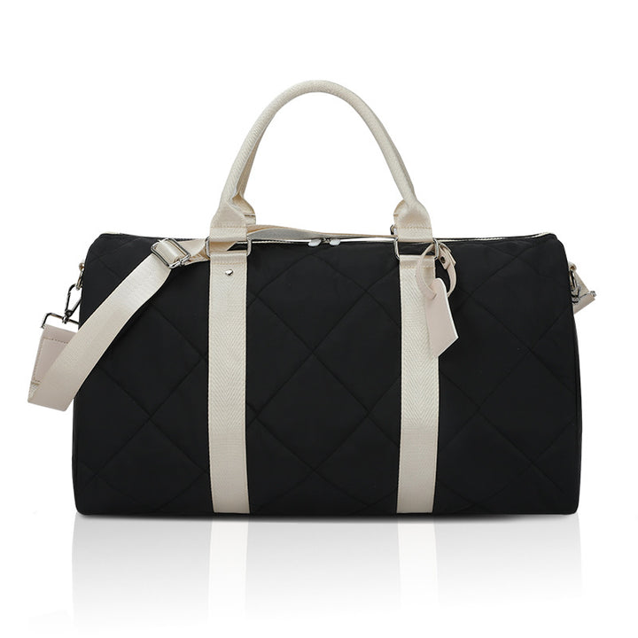 Quilted Travel Duffel Bag with Adjustable Strap Kalsten