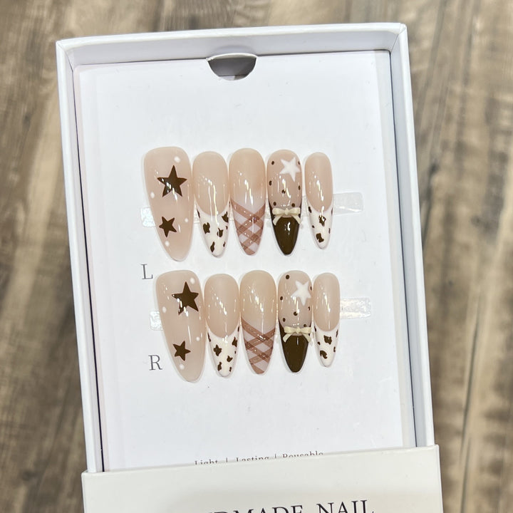 Artistic Press-On Nail Set Kalsten
