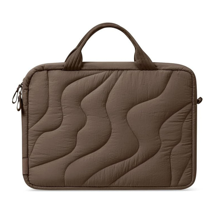 Padded Laptop Bag with Stylish Wave Pattern Kalsten