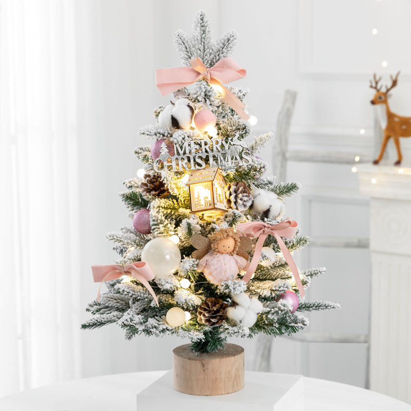 Decorative Mini Christmas Tree with LED Lights