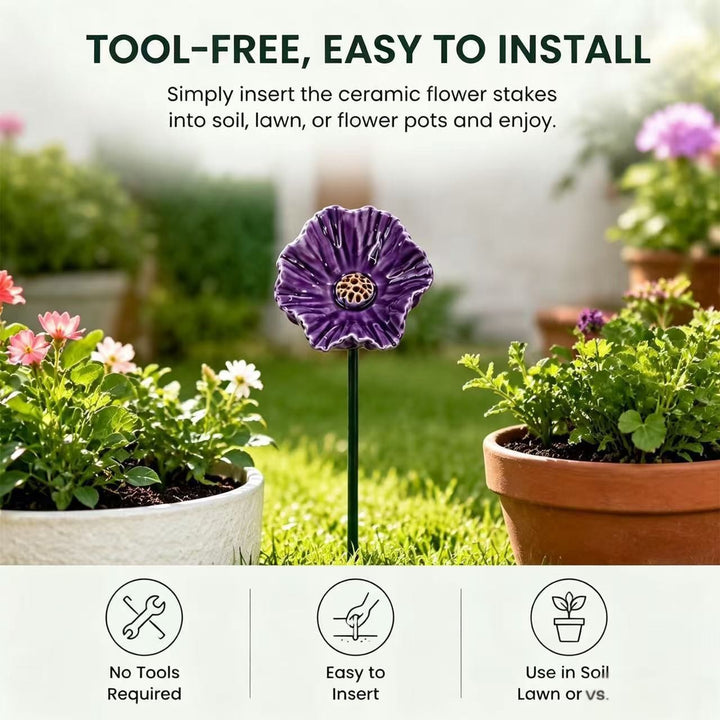 Decorative Garden Flower Stake Kalsten