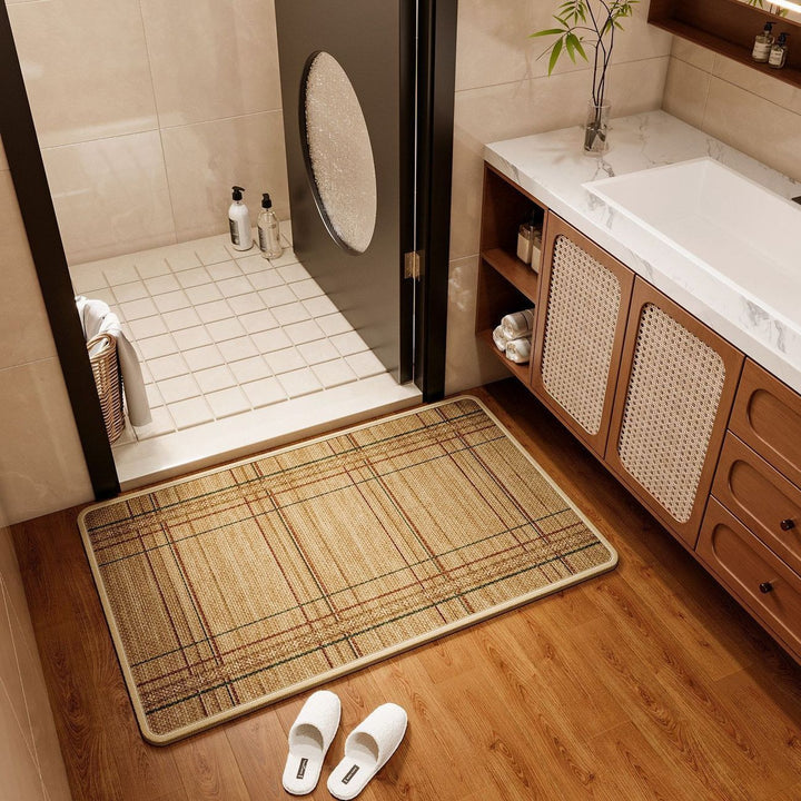 Textured Non-Slip Bathroom Mat Kalsten