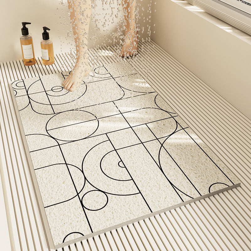 Slip-Resistant Geometric Bath Mat Kalsten