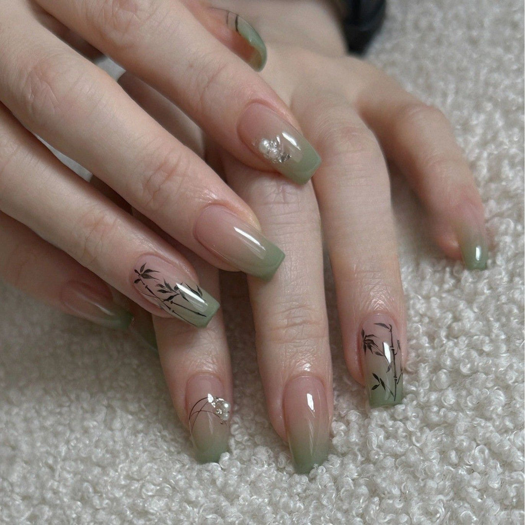 Botanical Floral Design Press-On Nails Kalsten