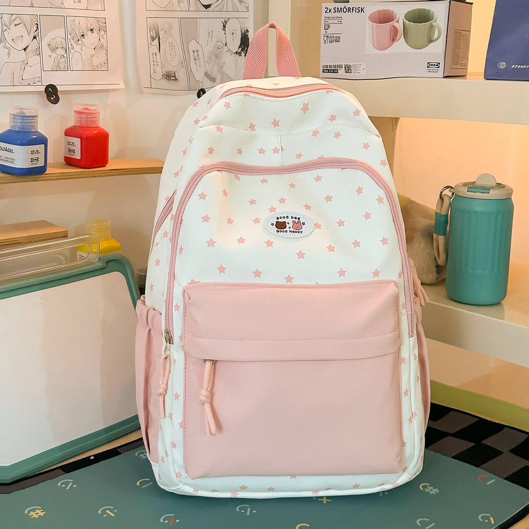 Star-Patterned Casual Backpack Kalsten 1791204314