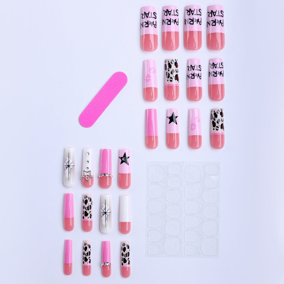 Artificial nails with creative designs and elegant accents Kalsten