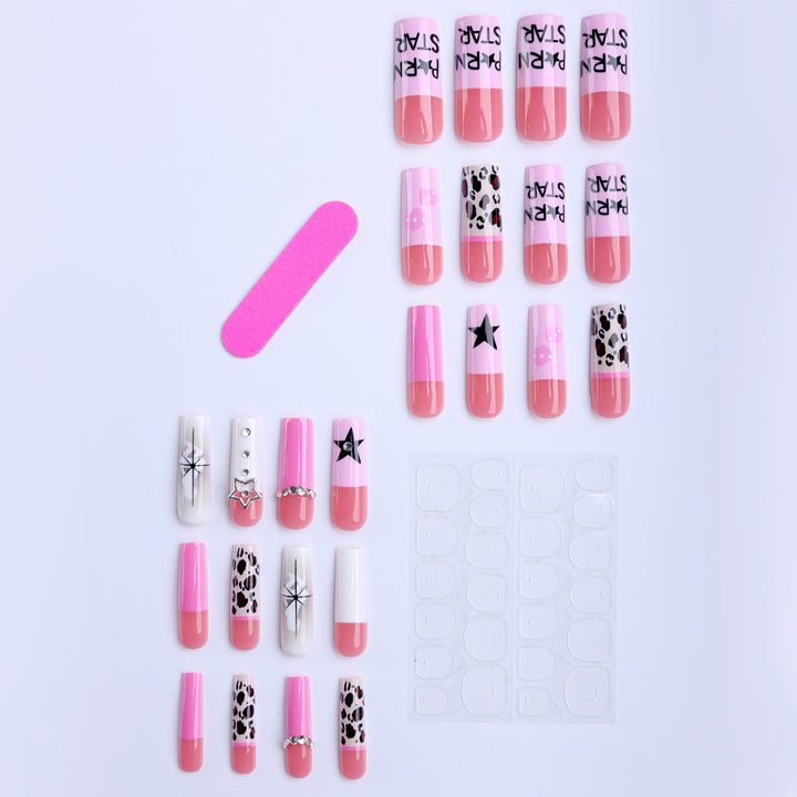 Artificial nails with creative designs and elegant accents Kalsten