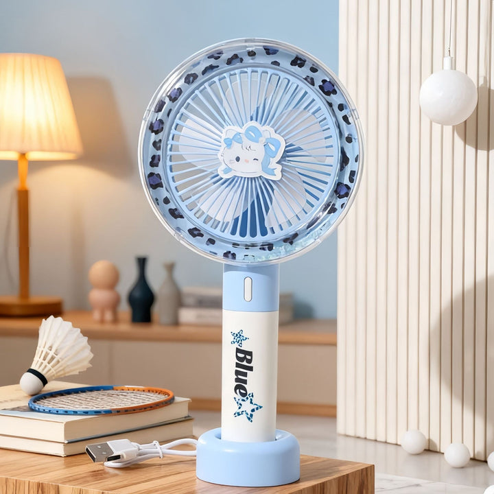 Women Portable Mini Air Cooler with USB Connection and Stepless Speed Control Kalsten