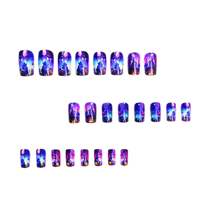 Artful 3D Nail Tips with Fantasy Worlds Kalsten