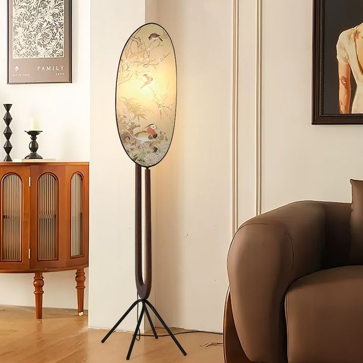 Artistic Tripod Floor Lamp