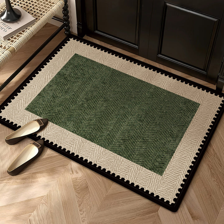 Decorative Scalloped Accent Rug