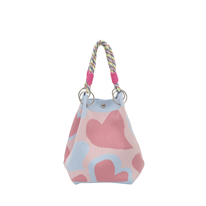 WoFloral Print Textured Handbag Kalsten