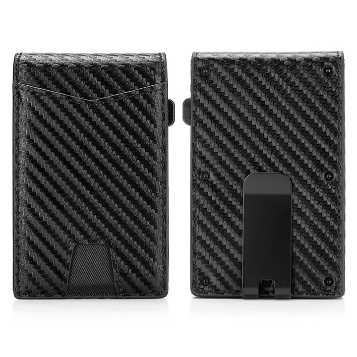 Carbon Fiber Wallet with Quick Access Cardholder Kalsten