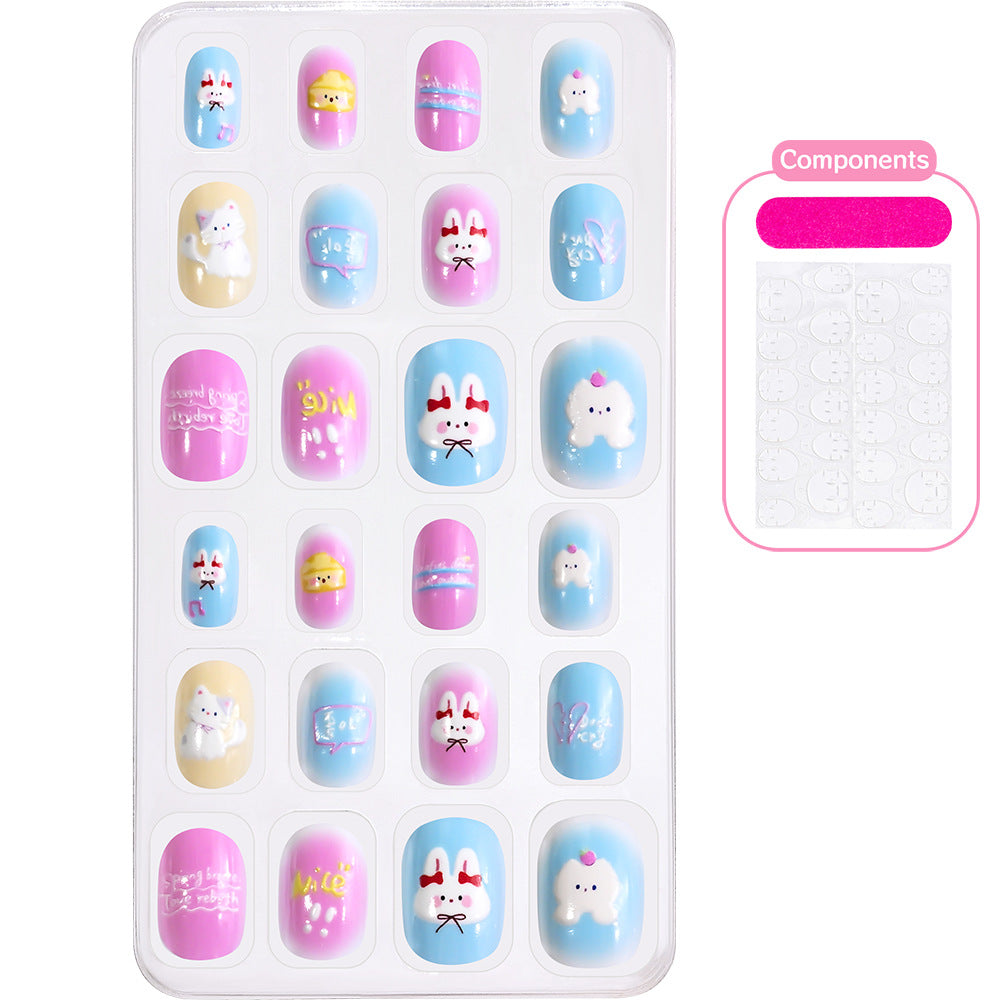 Creative Cartoon-Themed Press-On Nail Collection Kalsten