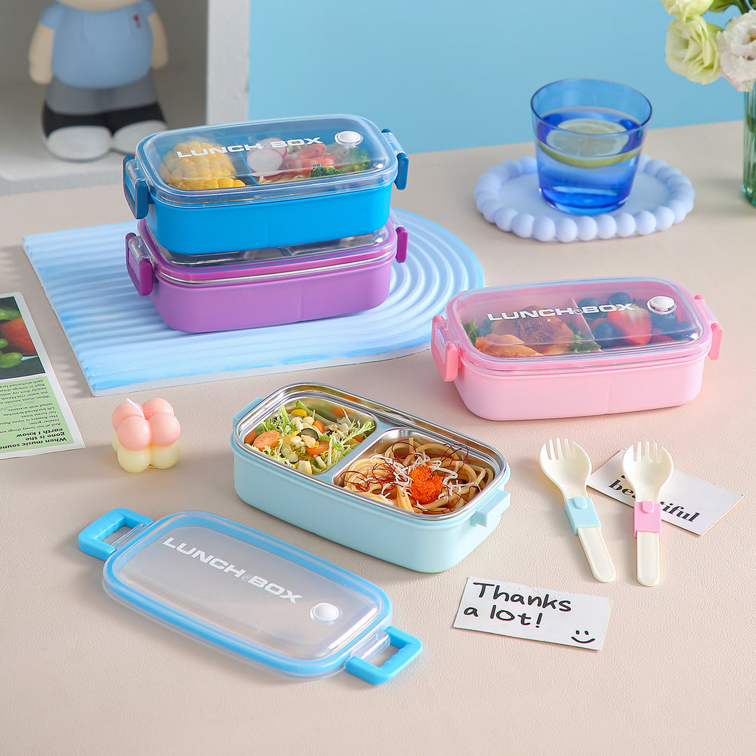 Multi-Compartment Stainless Steel Meal Prep Container