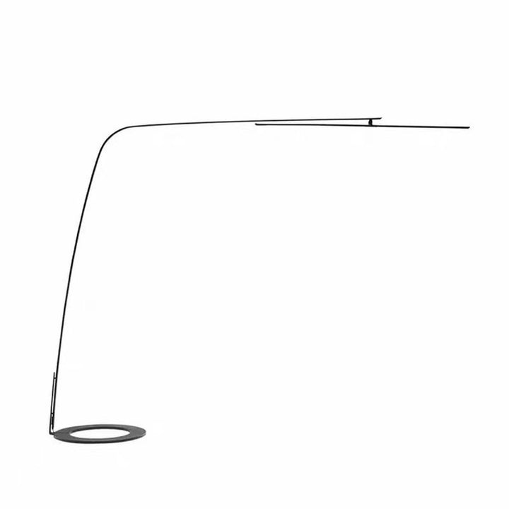 Curved LED Floor Lamp with Adjustable Brightness