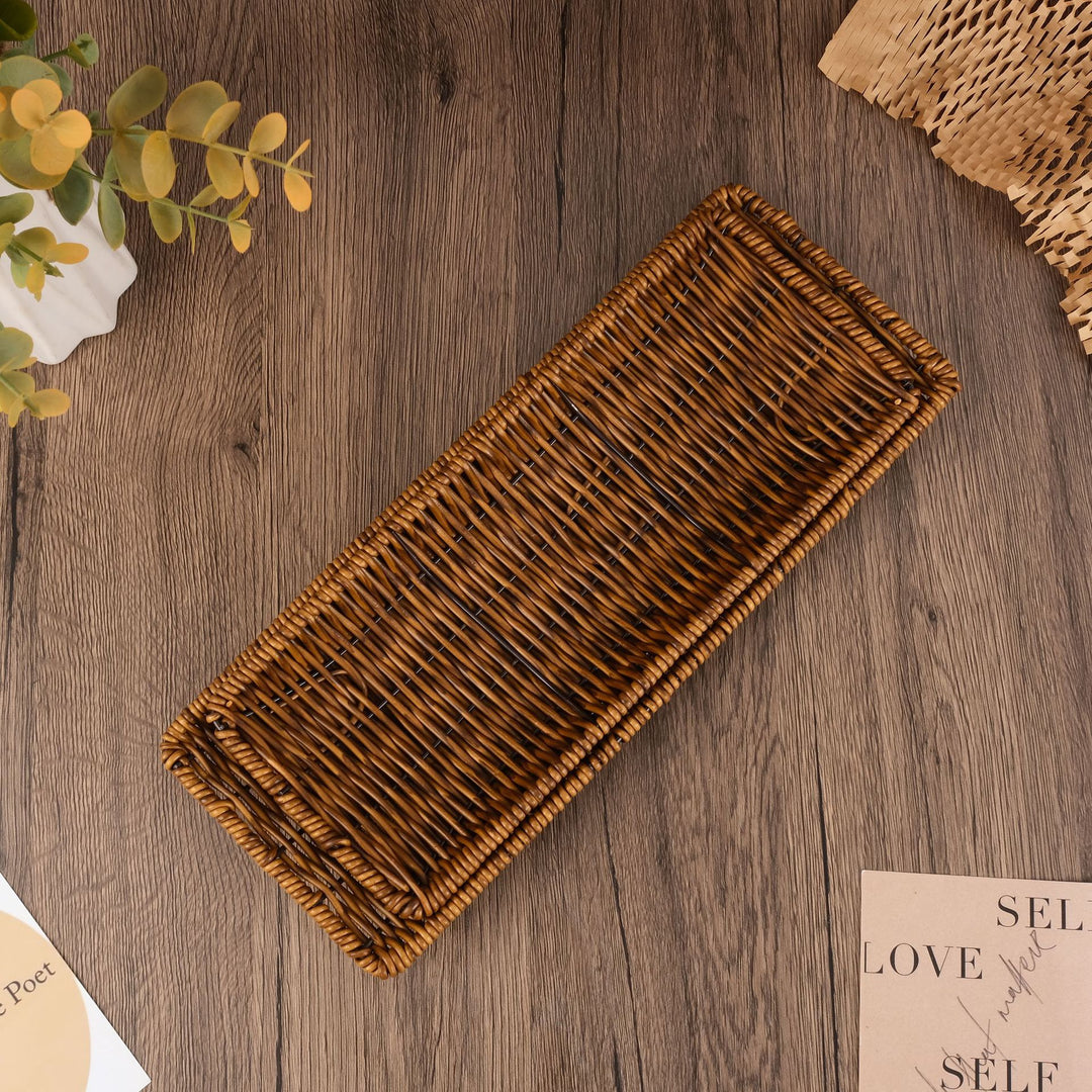 Rectangular Woven Storage Basket Kalsten
