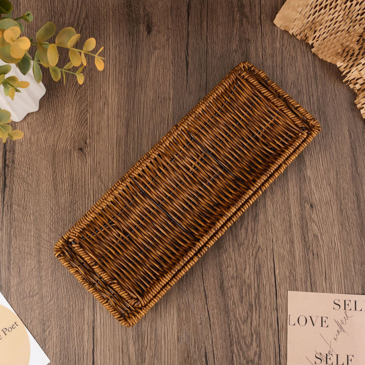 Rectangular Woven Storage Basket Kalsten