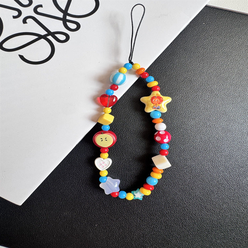 Funky Beaded Charm Lanyard Kalsten