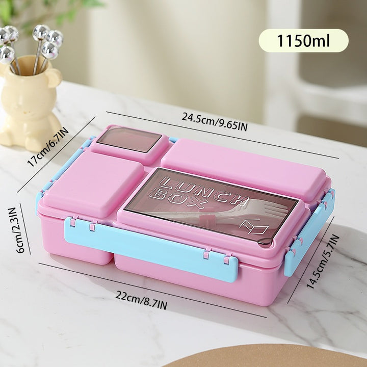 Multi-Compartment Meal Prep Lunch Box with Airtight Seal