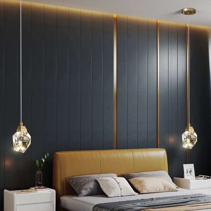 Geometric Crystal Pendant Light