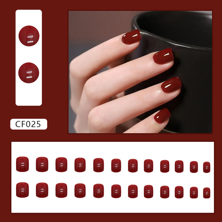 Glossy Press-On Nail Kit Kalsten
