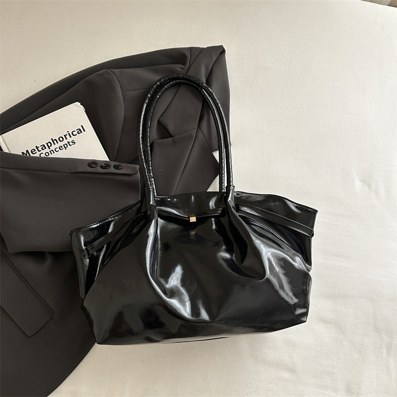 Elegant Glossy Handheld Tote