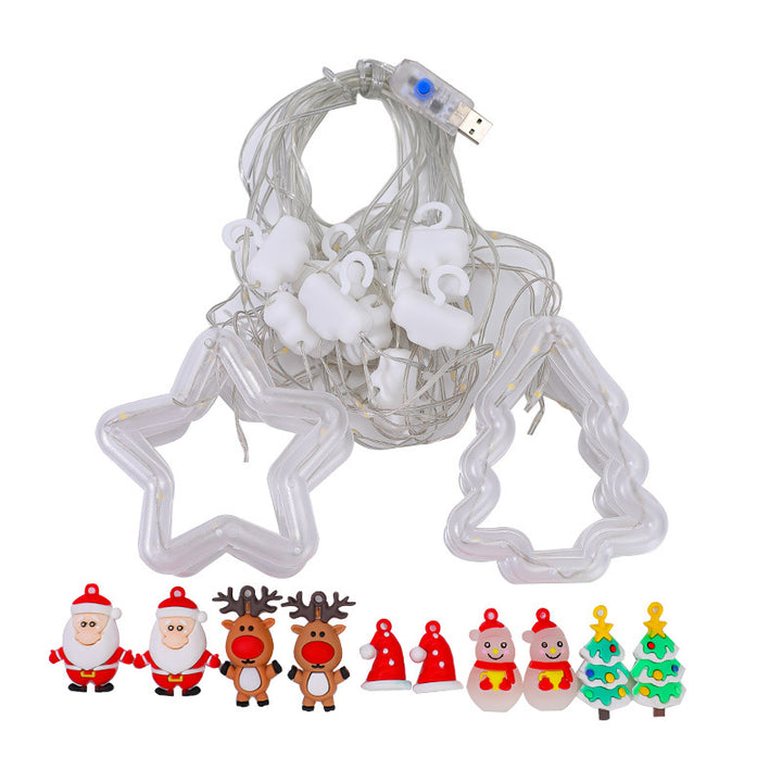 Christmas decorative light stars with snowflakes Kalsten