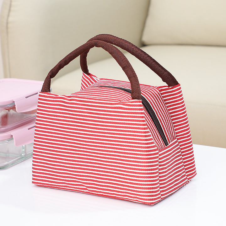 Insulated Striped Lunch Bag Kalsten