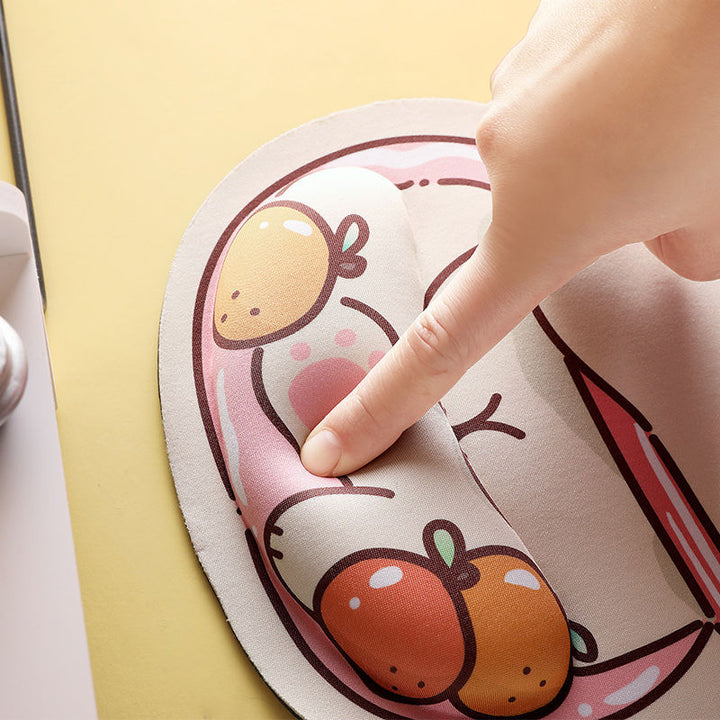 Cute Cartoon-Themed Soft Gel Mouse Pad
