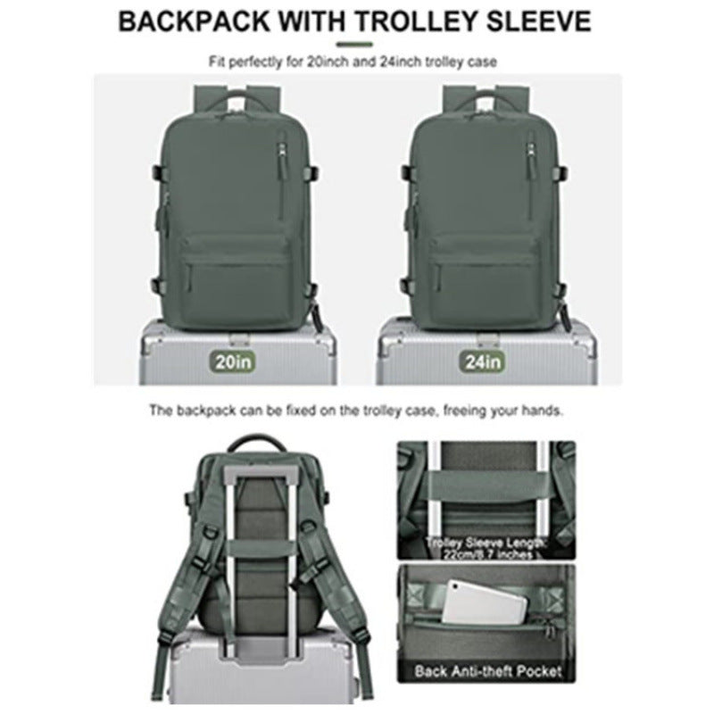Multi-Compartment Stylish Travel Backpack Kalsten