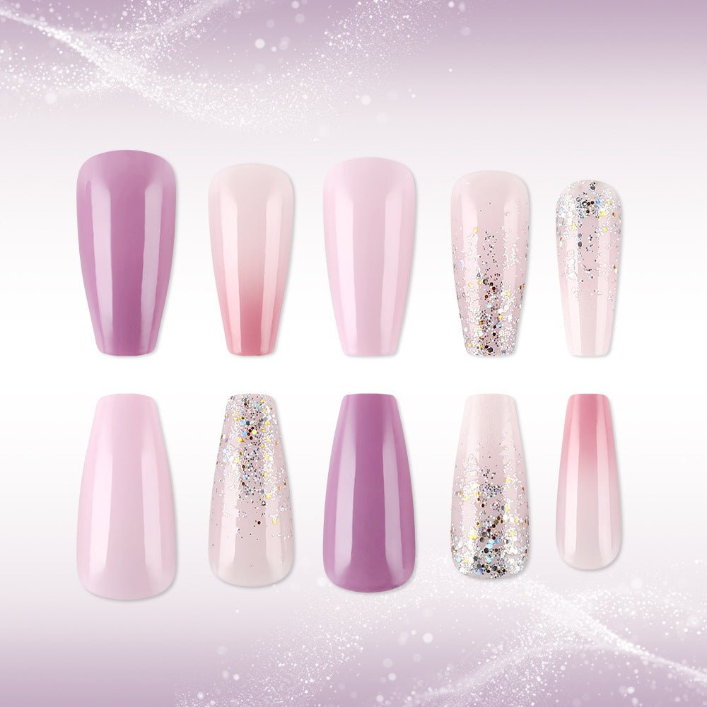 Glamorous Glitter Gel Nail Set Kalsten
