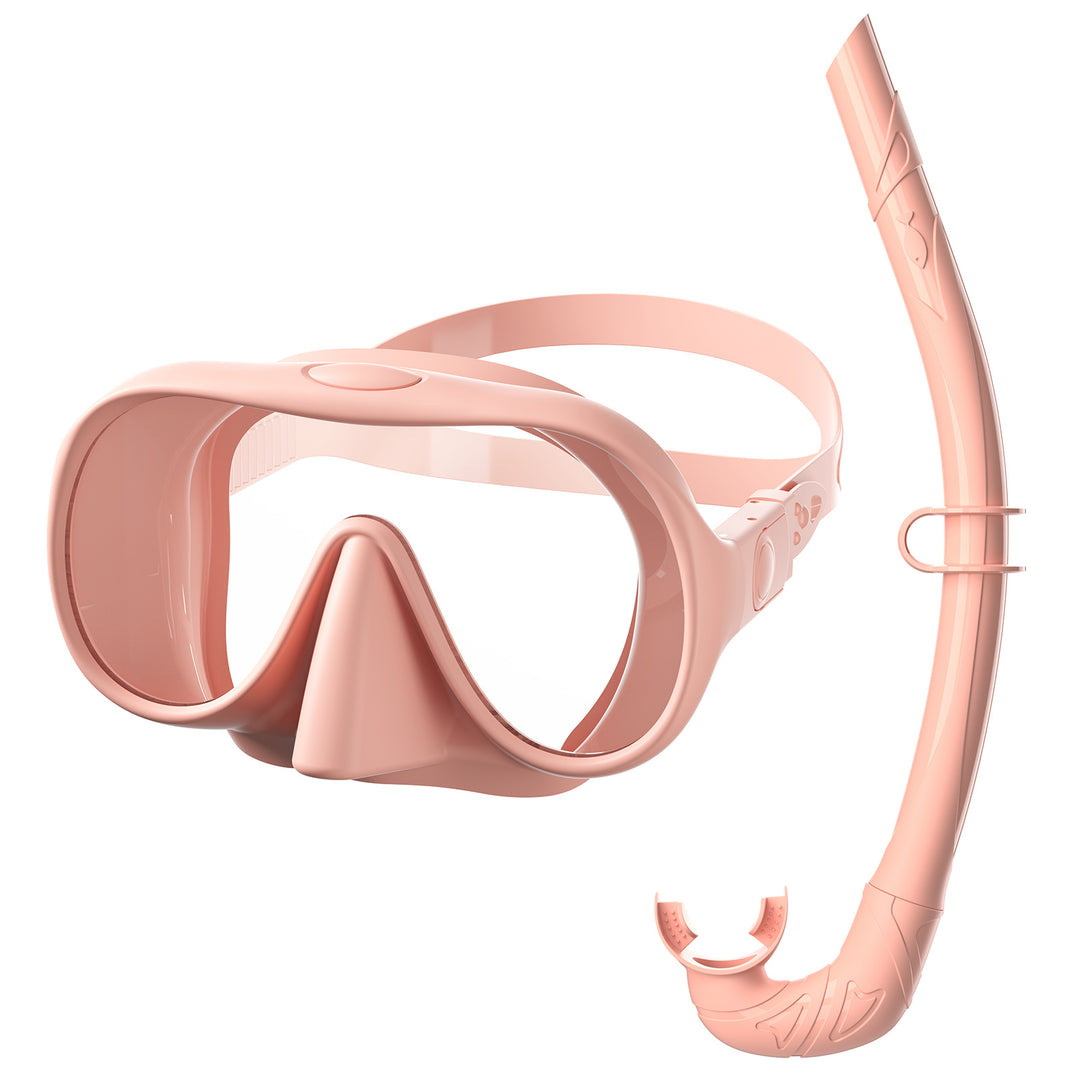 Swimming mask with flexible breathing tube Kalsten